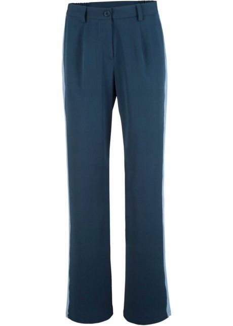B.P.C. spodnie z lampasem granatowe 48.
