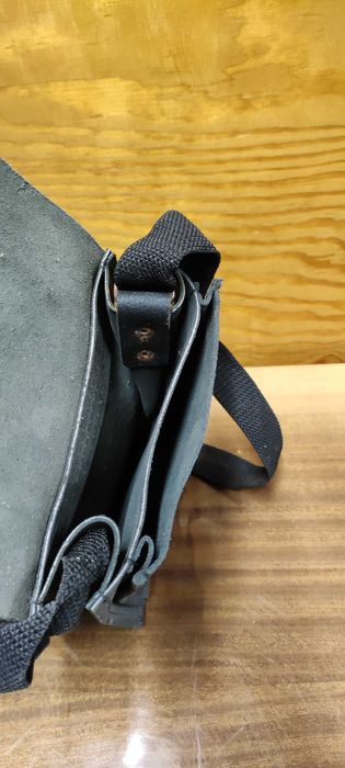 stara saszetka skórzana skóra PRL