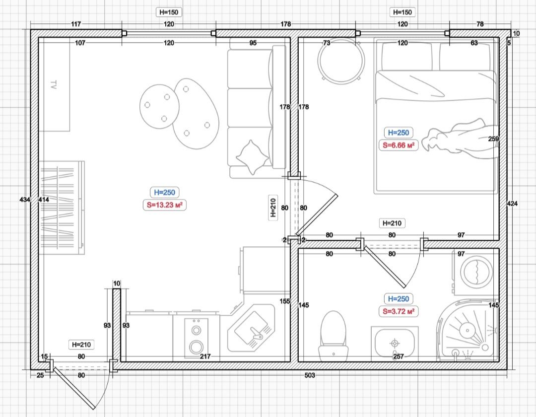 Centrum, 27m2, blok, ogrzewanie miejskie,