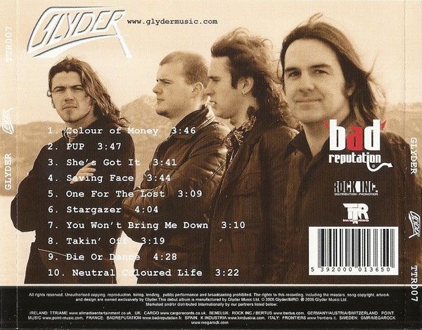 Glyder - Glyder CD (Hard Rock)