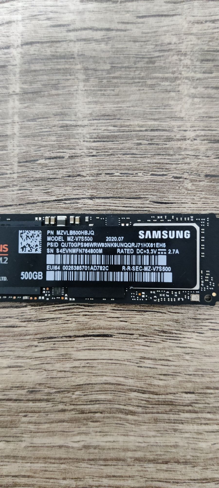 SSD диск Samsung 970 EVO Plus 500 GB