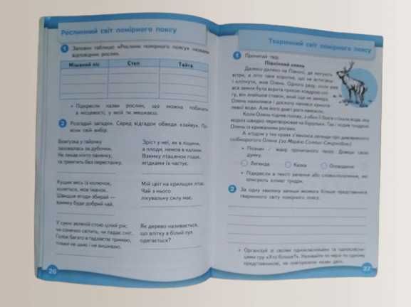 Робочий зошит «Я досліджую світ» 4 клас, частина 2  О. Безкоровайна.
