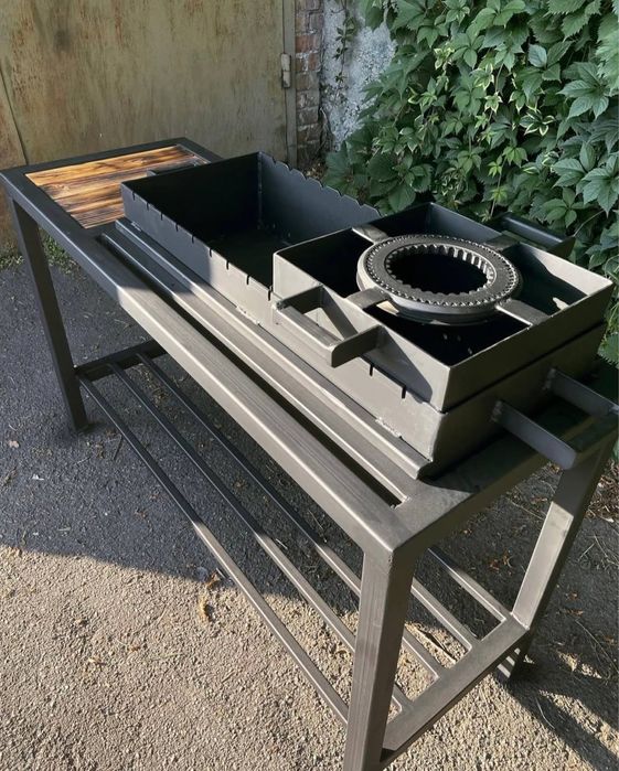 Мангал у стилі LOFT | Метал 4 мм | Для дому та бізнесу