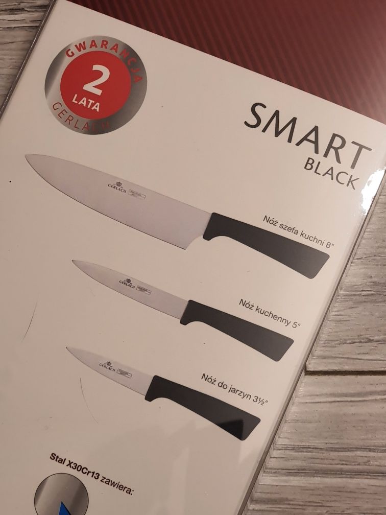 Nowy zestaw noży Gerlach Smart black