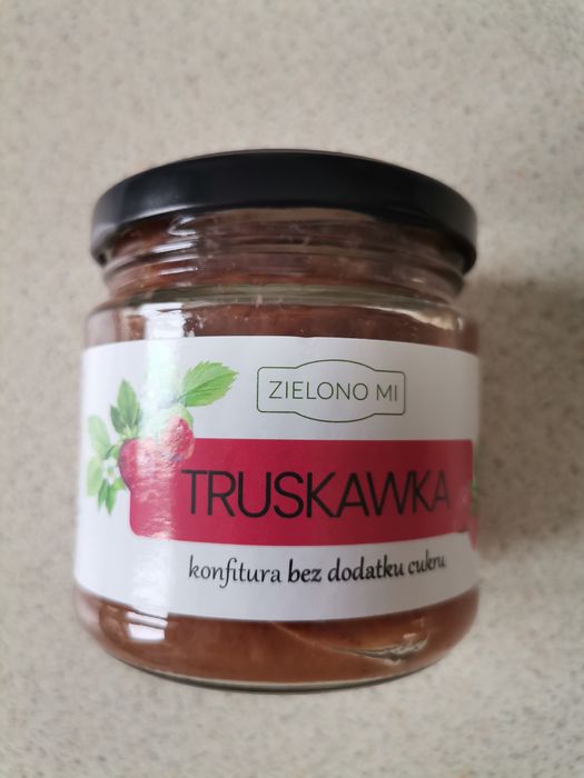 Konfitura truskawkowa bez cukru