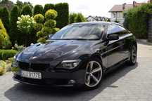 BMW Seria 6 BMW E63 4.8L V8 650i 2010 Sport Package kolor black-sapphire metallic