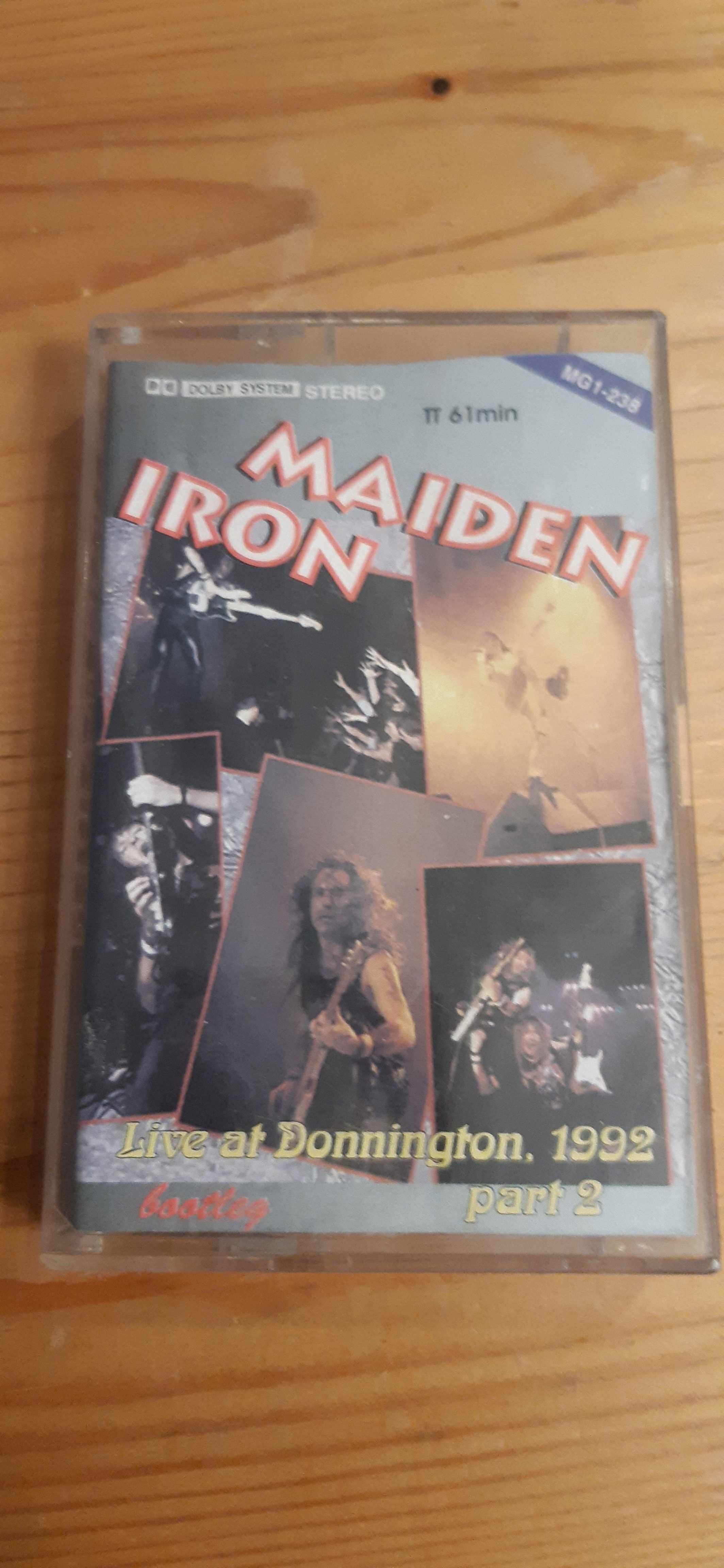 kaseta magnetofonowa Iron Maiden live at donnington part 2