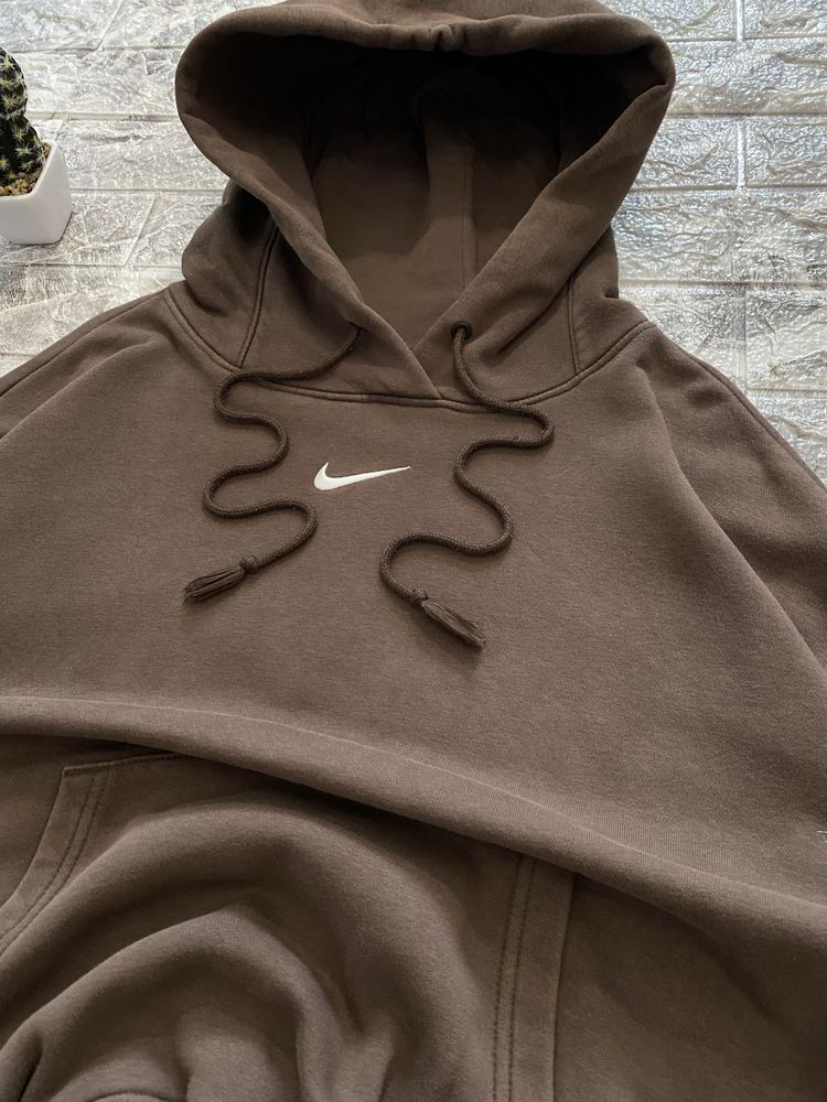 Худі NIKE centre logo oversized // Худі найк центр лого оверсайз фіт