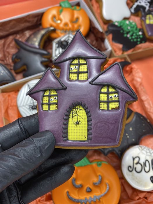 Пряники Хеллоуїн, імбирні пряники на свята. Halloween