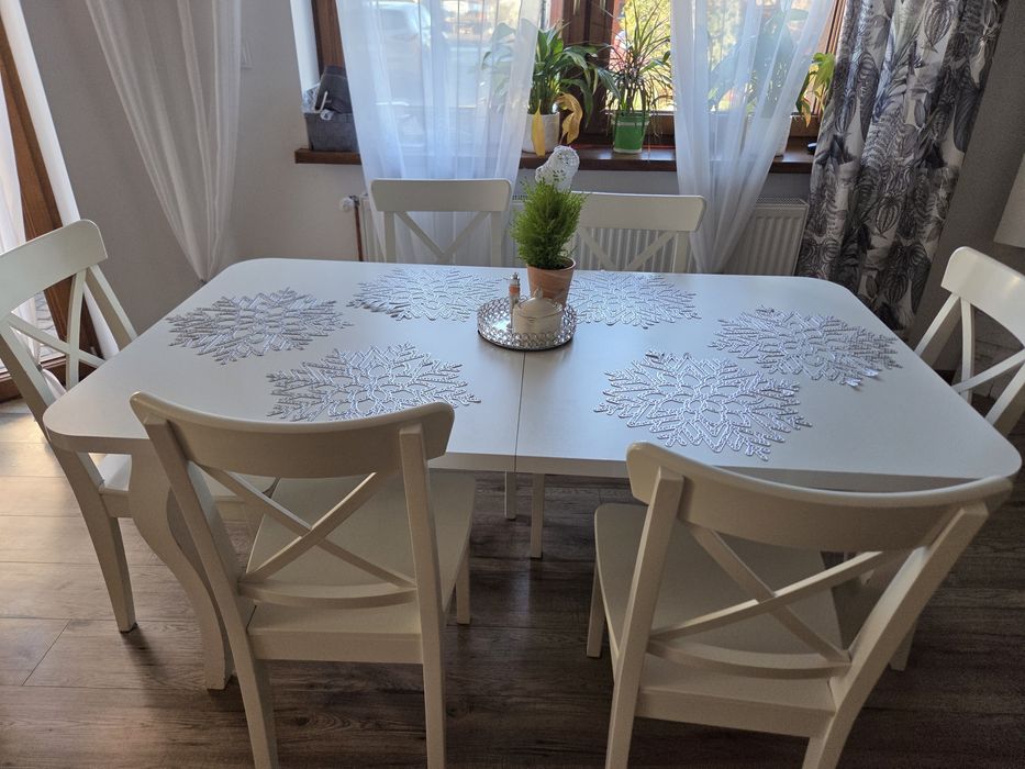 Stół plus 6 krzeseł