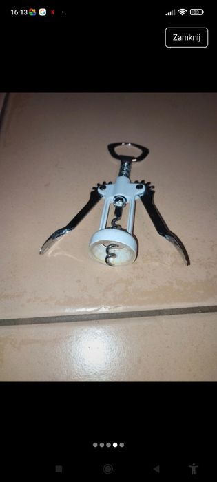 Korkociąg otwieracz do butelek kapsli korków