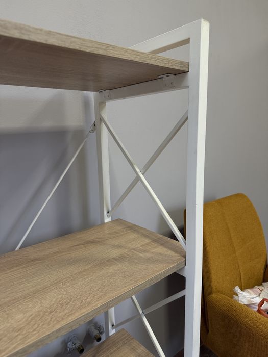 Сучасний стелаж (метал+ДСП)