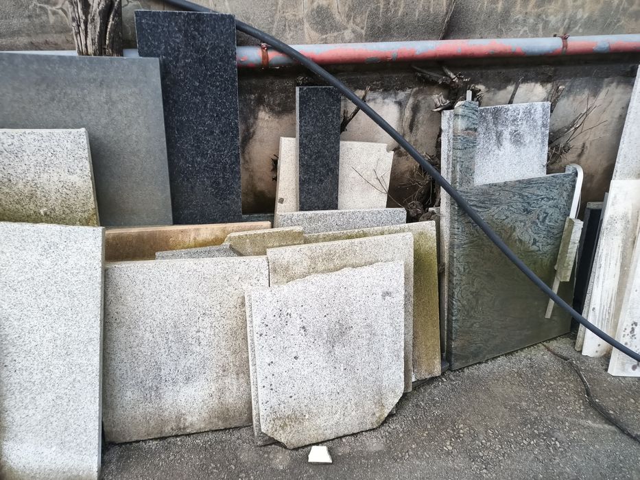 Pedras granito ou mármore