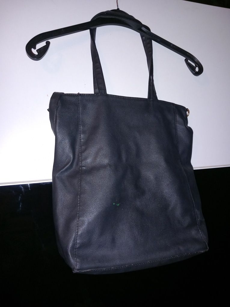 Torebka czarna shopper