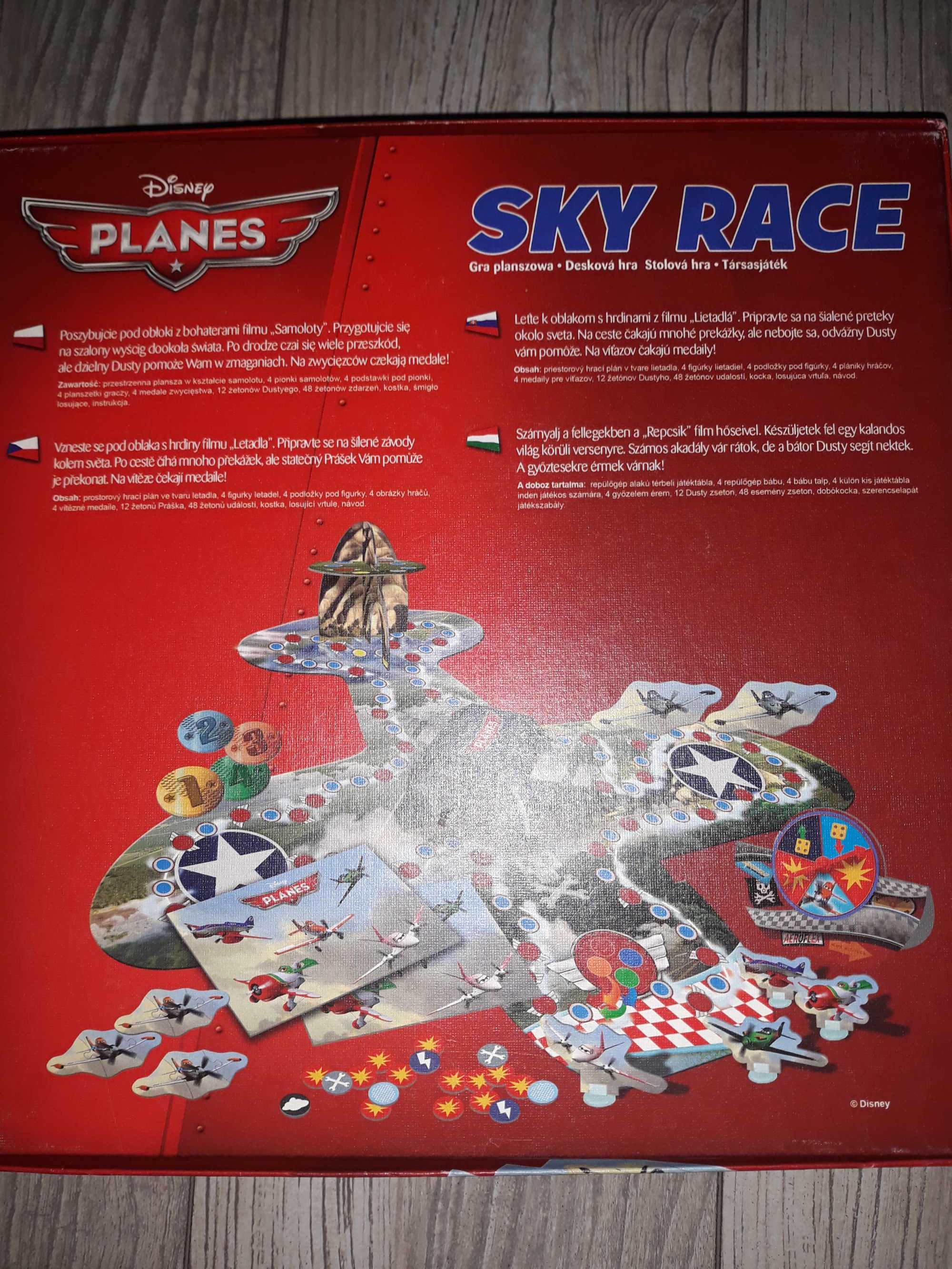 Gra planszowa samoloty Sky race