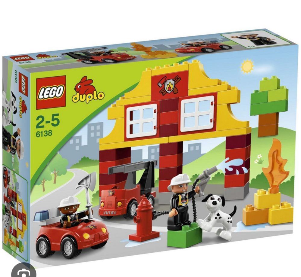 Lego duplo, пожежна станція