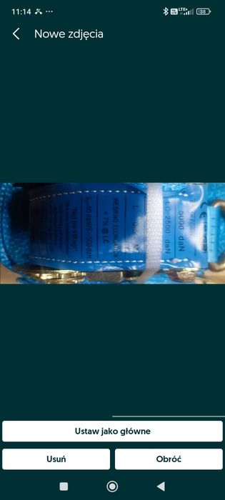 Pasy transportowe 12.5 4 szt