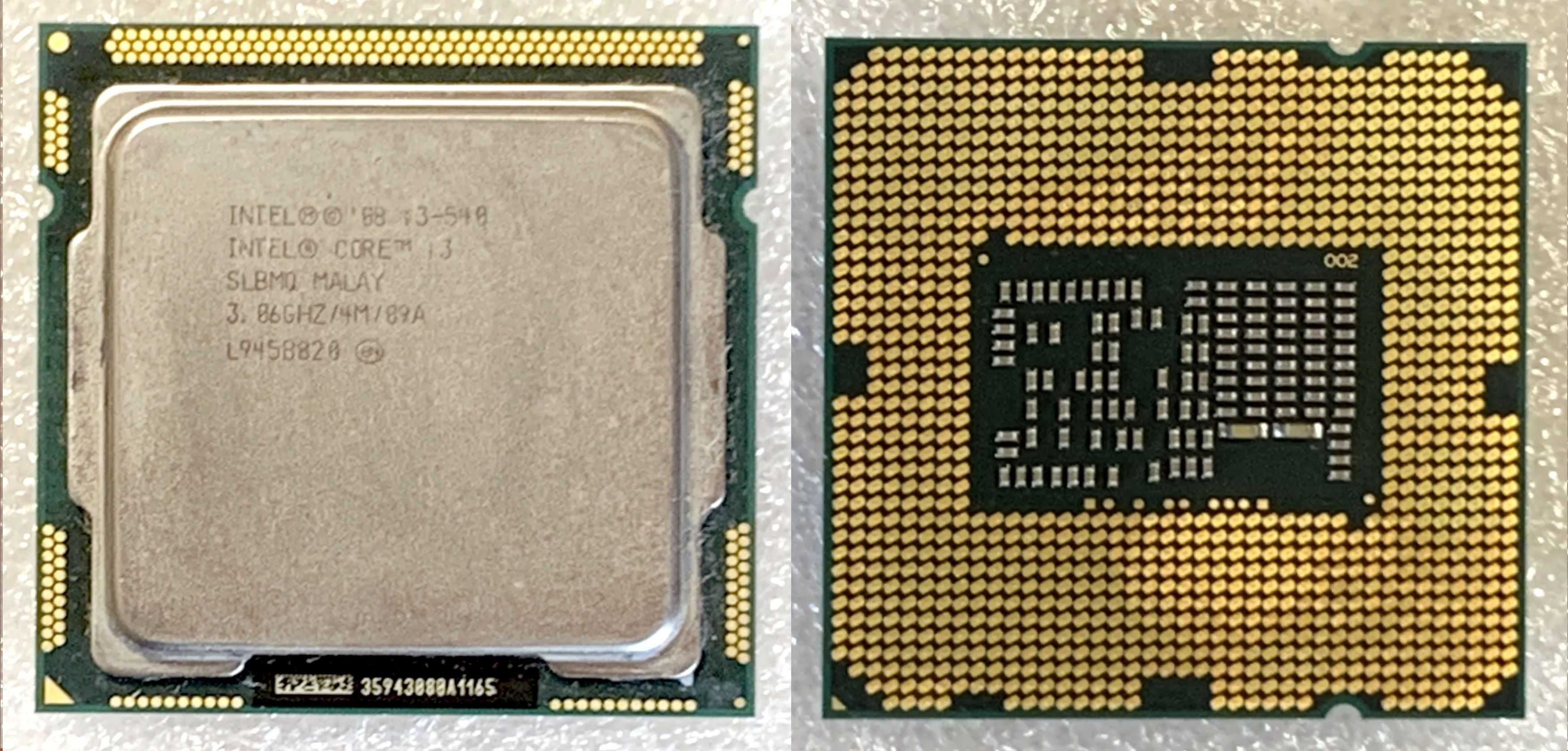 Процессоры Intel Core i3 530 / Intel Core i3 540