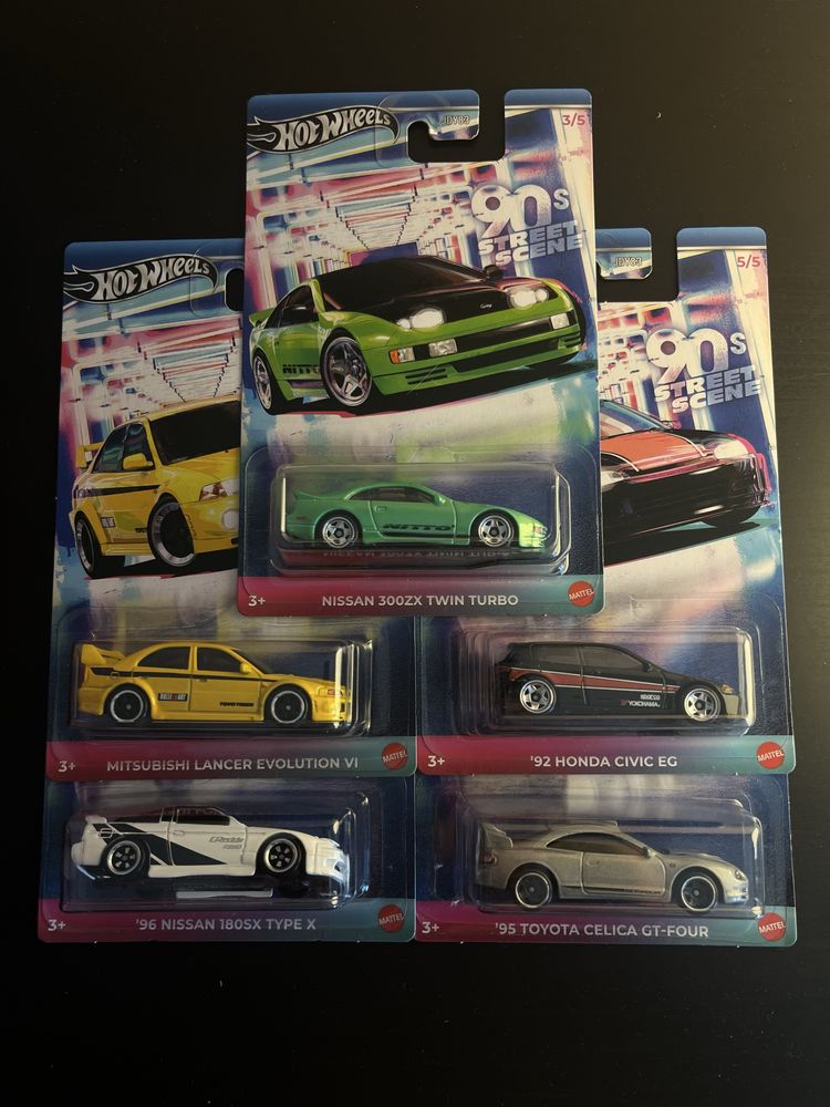 Hot Wheels Fast & Furious - Street Scene 90s (Full set)