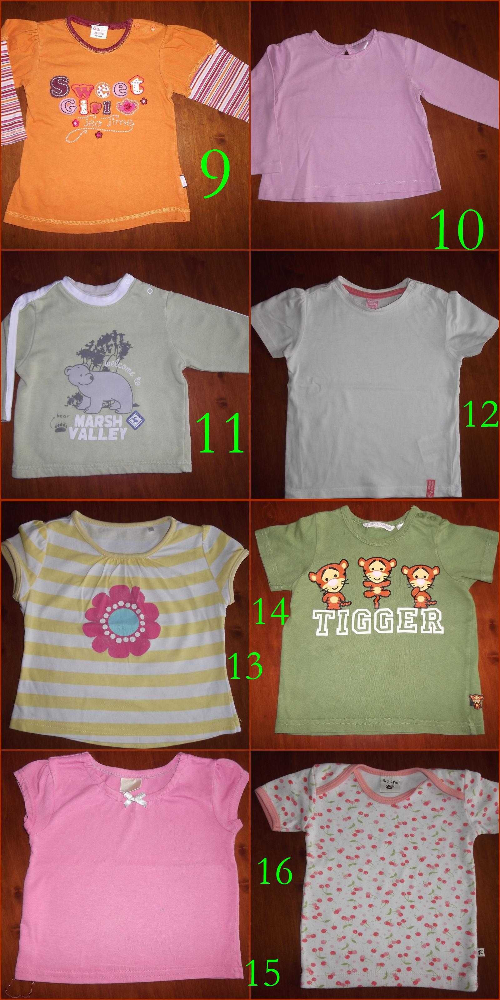 Paka / paczka 47 szt. Bluzka, kombinezon, kurtka, spodnie i inne (28