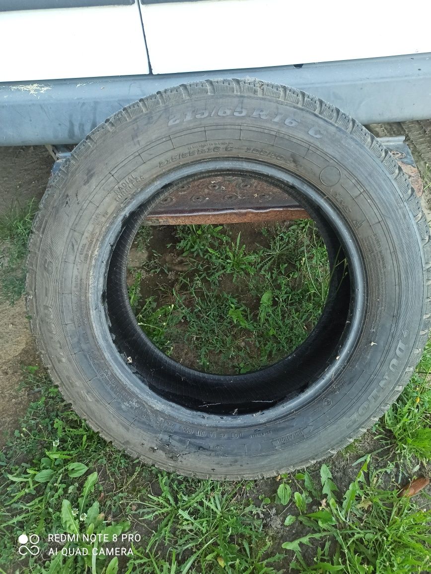2 opony Dunlop 215/65 R16C