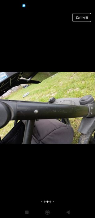 Wózek Adamex 2w1 plus fotelik i baza ISOFIX