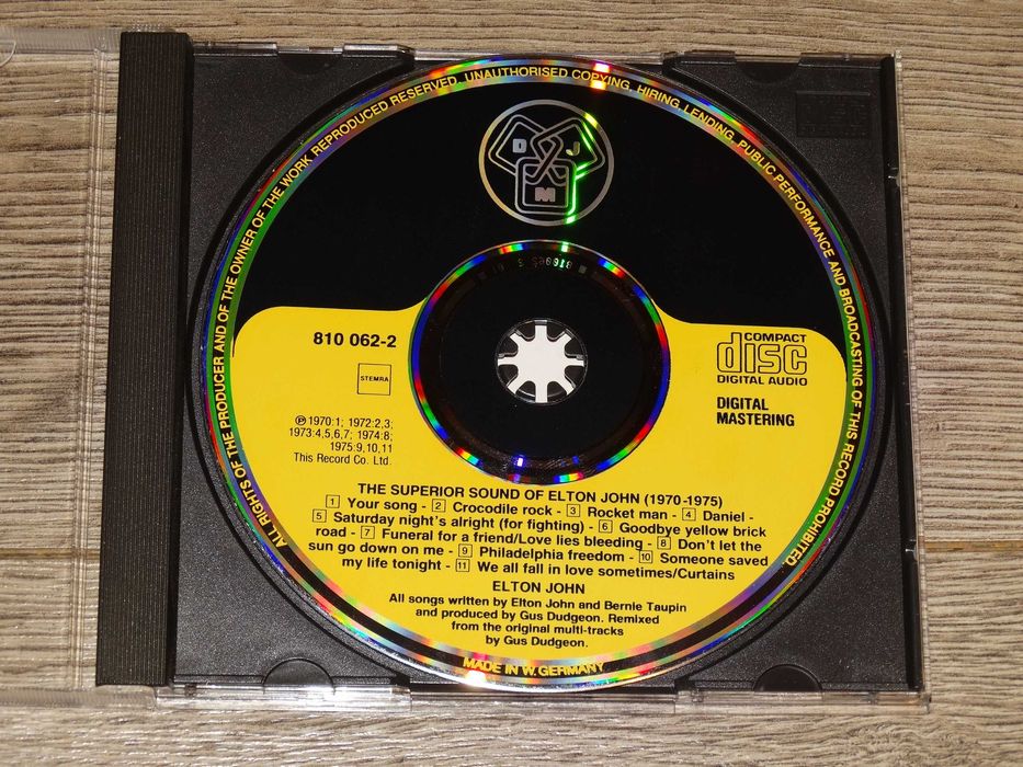 Elton John Superior sound of (1970 - 1975)  CD