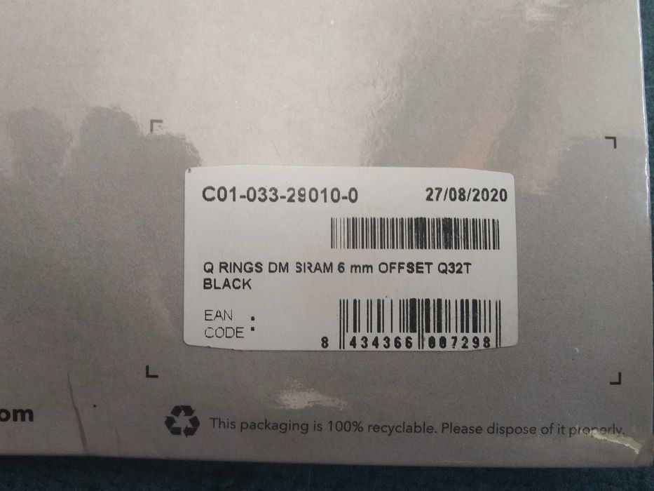 Cremalheira BTT MTB Rotor QRings Direct Mount 32T 6mm offset