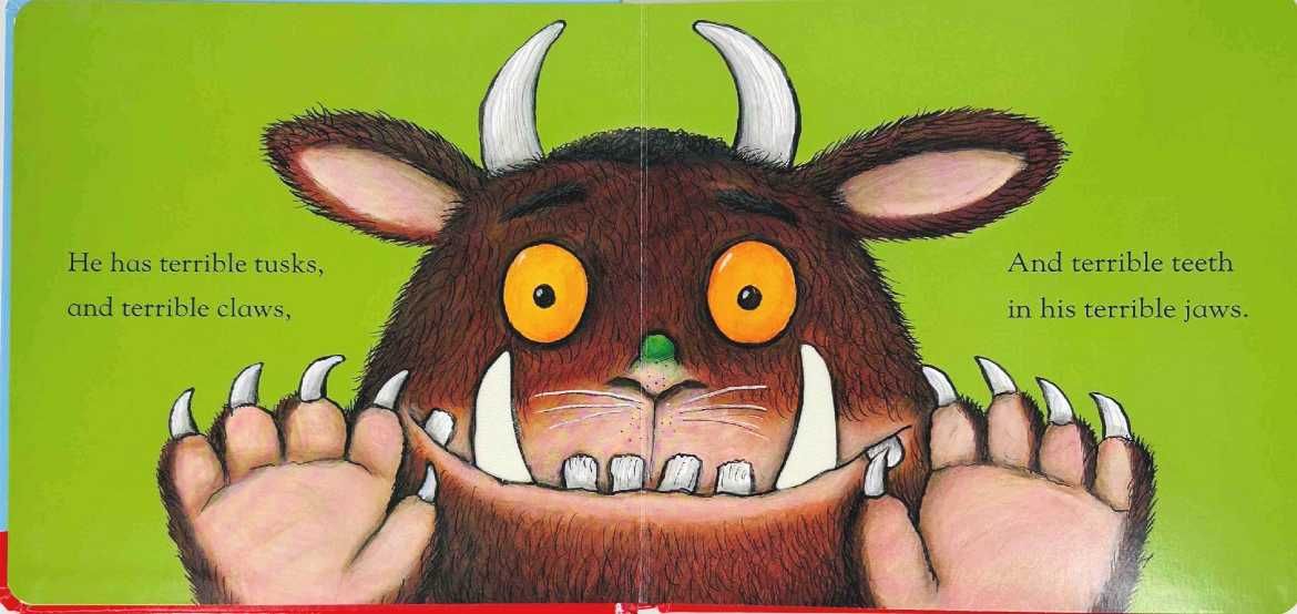 NOWA	The Gruffalo Touch and Feel Book kartonowa Julia Donaldson