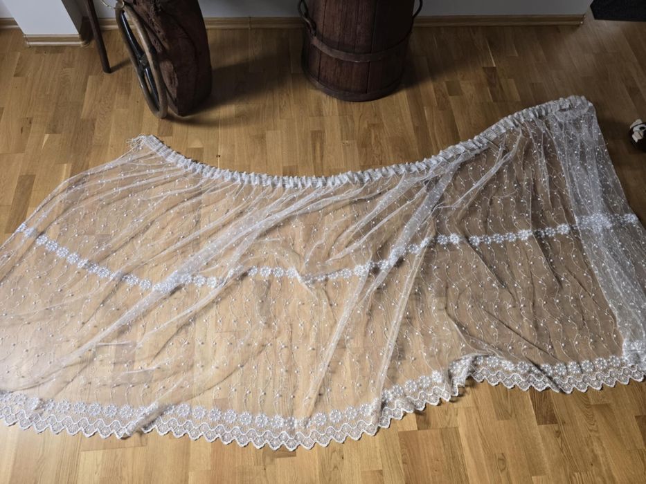 Firana śnieżnobiała