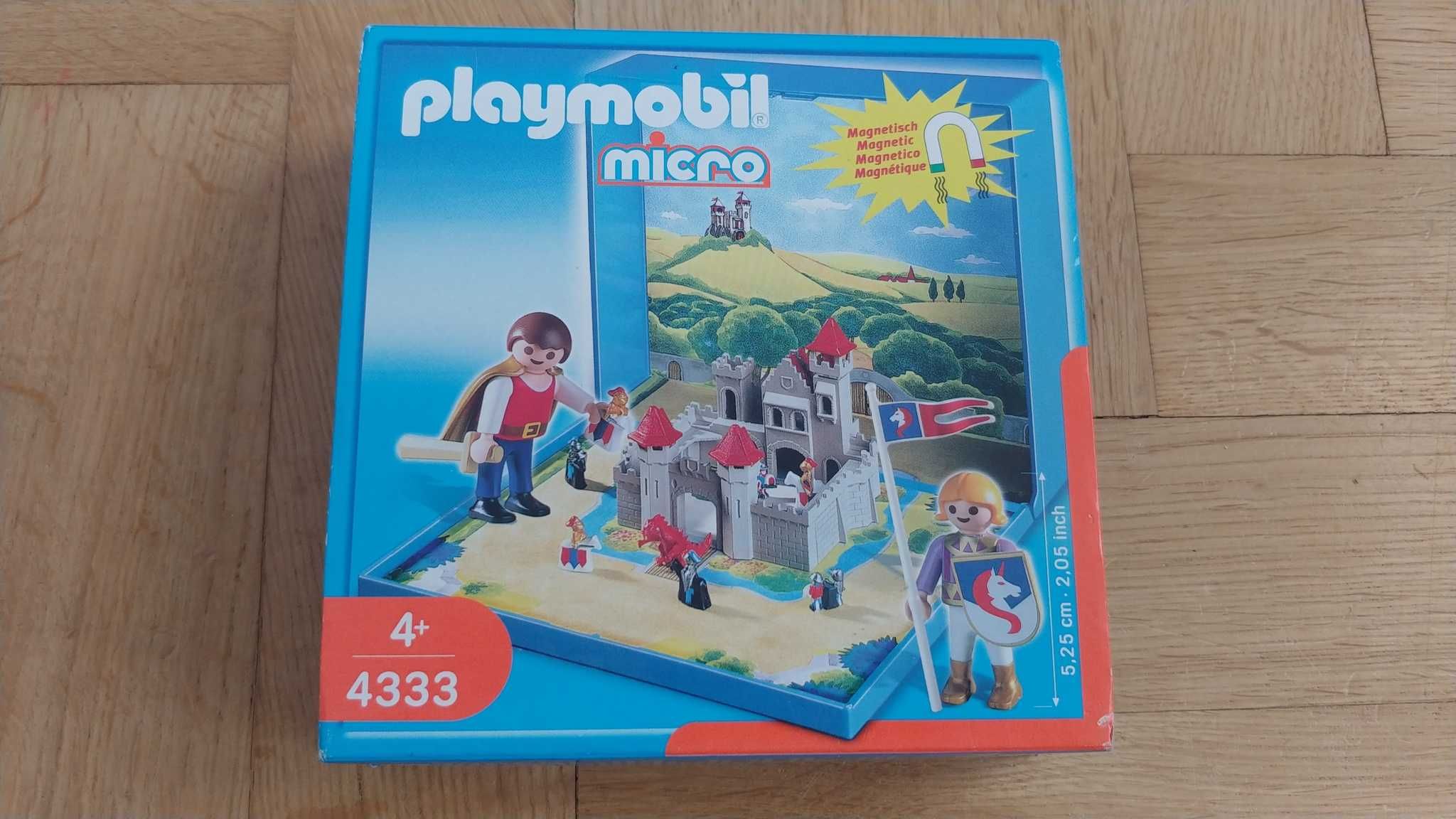 Playmobil micro klocki magnetyczne 4333 Zamek i rycerze