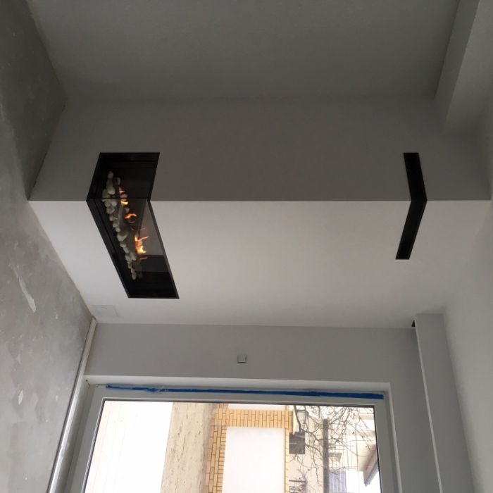 ramka czarny granit absolut black do kominka SIMPLE bs rama granitowa
