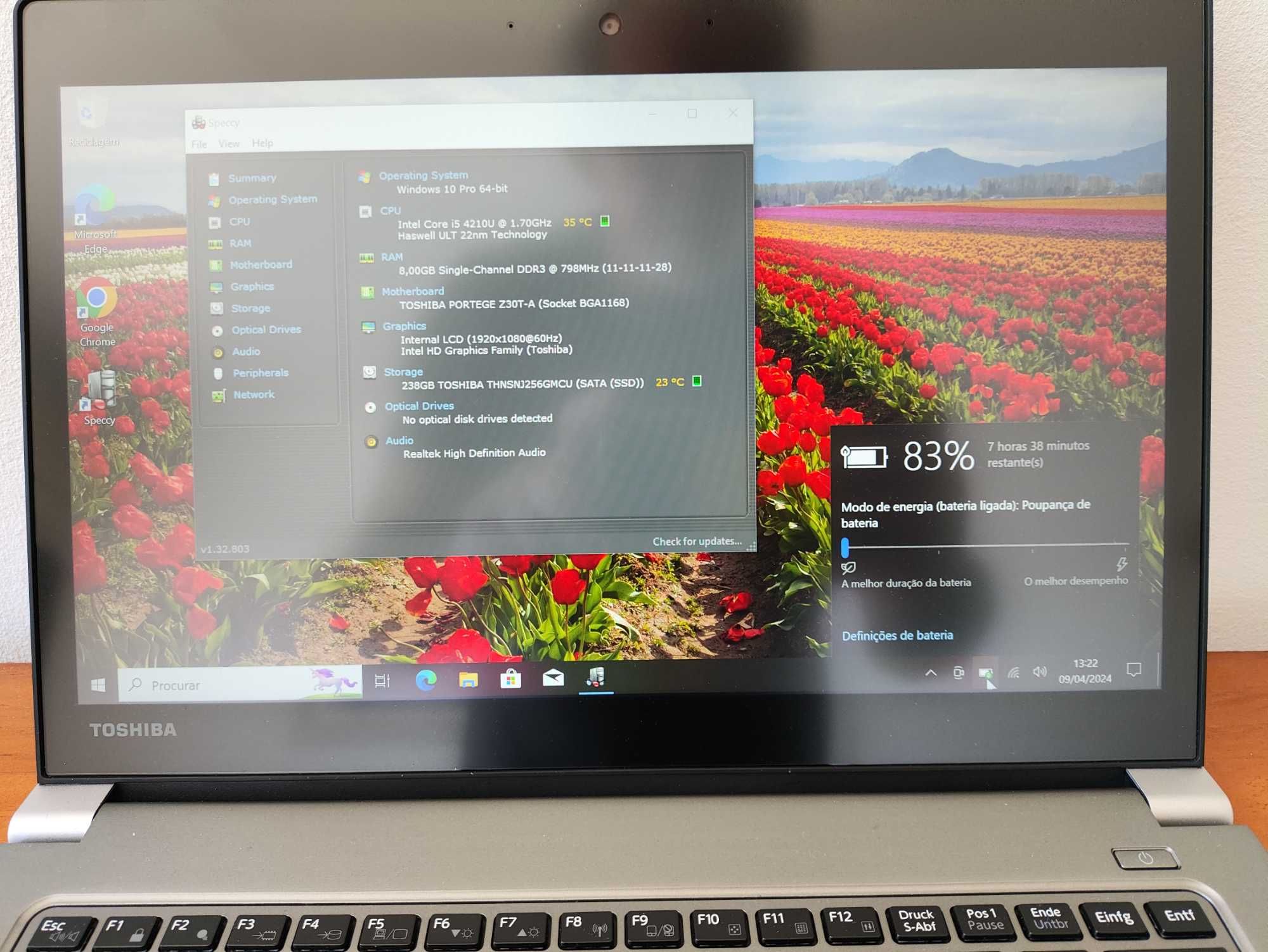 Toshiba Portégé Z30 Ultrabook, i5 - 8 GB de Ram, SSD 256 GB