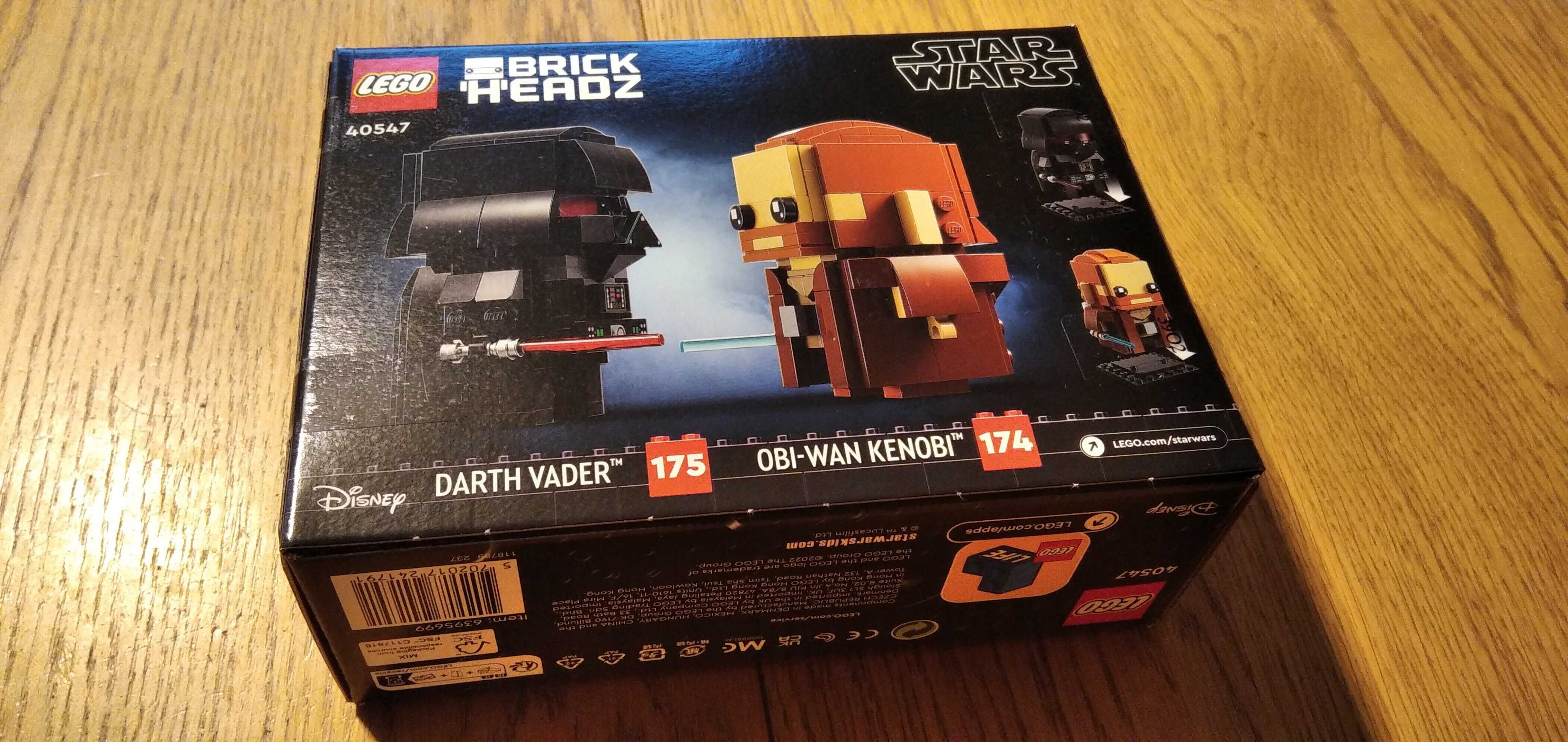 LEGO BrickHeadz 40547 - Obi-Wan Kenobi i Darth Vader