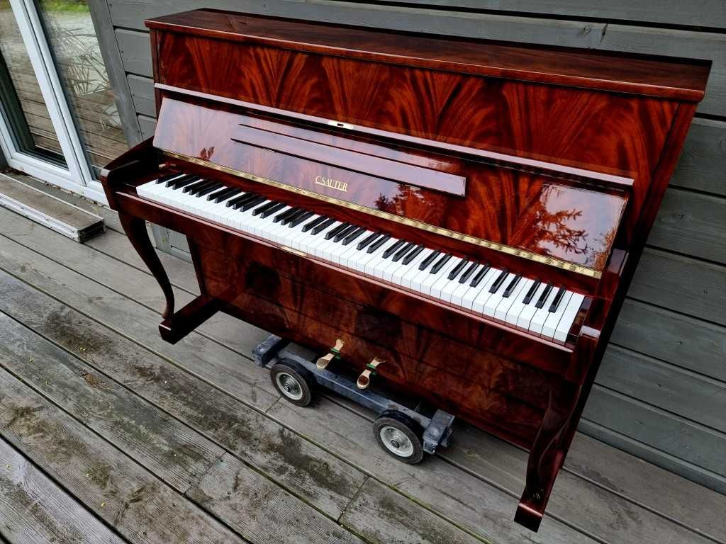 Pianino SAUTER M-107 109cm RENNER 1969r ciemny BRĄZOWY POŁYSK