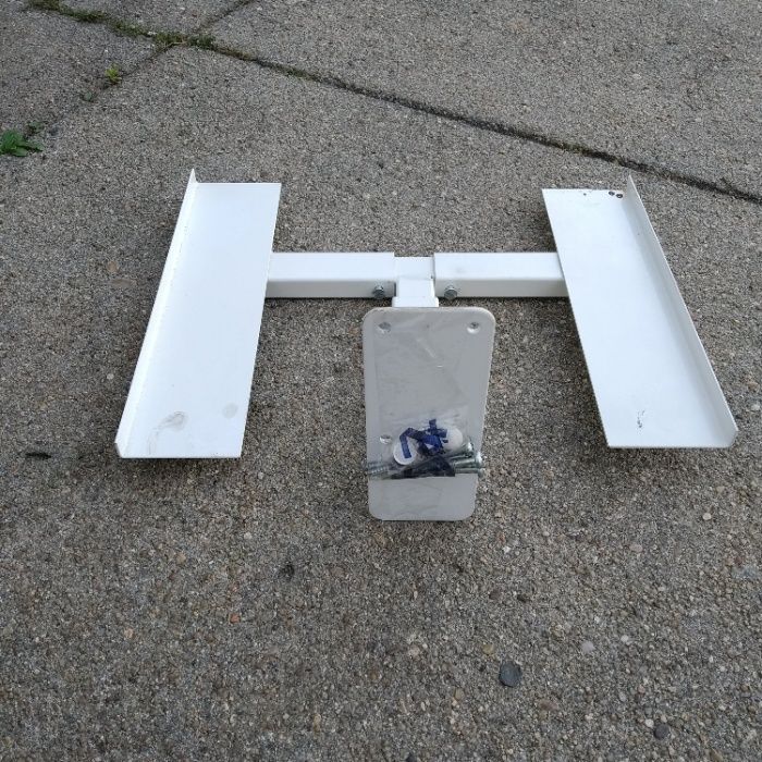 Suporte de parede para micro ondas em ferro branco