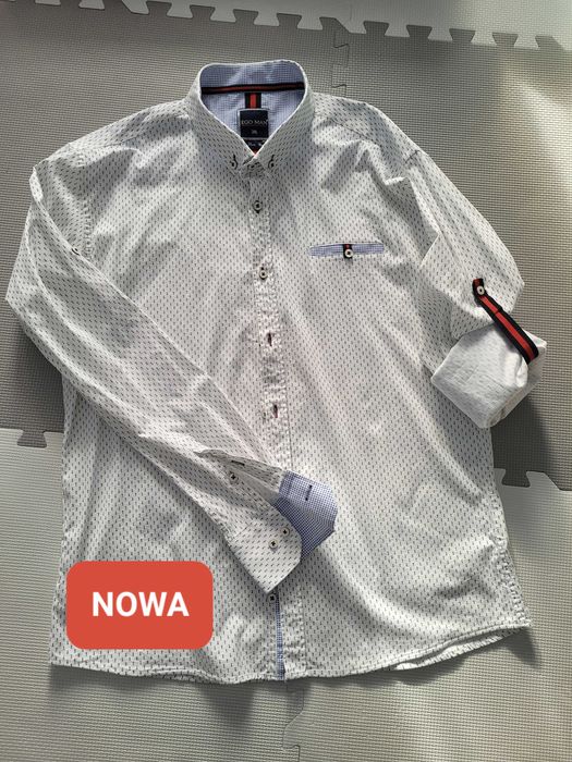 NOWA koszula Ego Man z podwijanymi rękawami