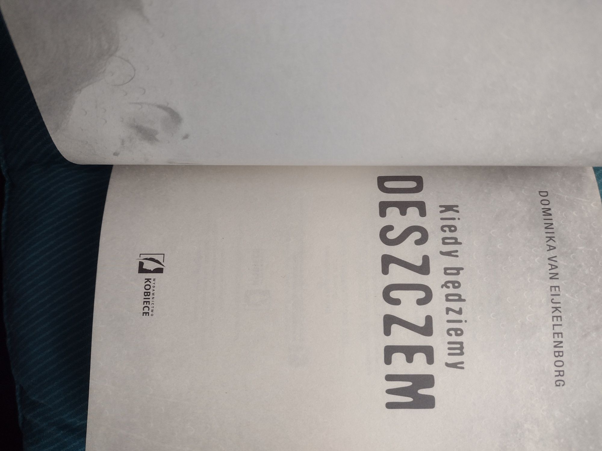 Nowa Kiedy będziemy deszczem Dominika van Eijkelenborg