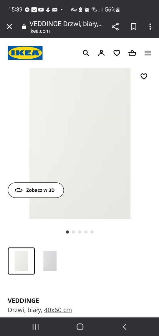 Nowa szafka metod IKEA 40×37×60