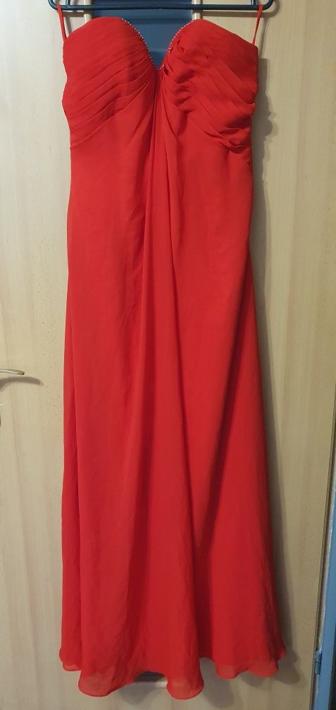 Piękna długa sukienka czerwona JJ'sHouse