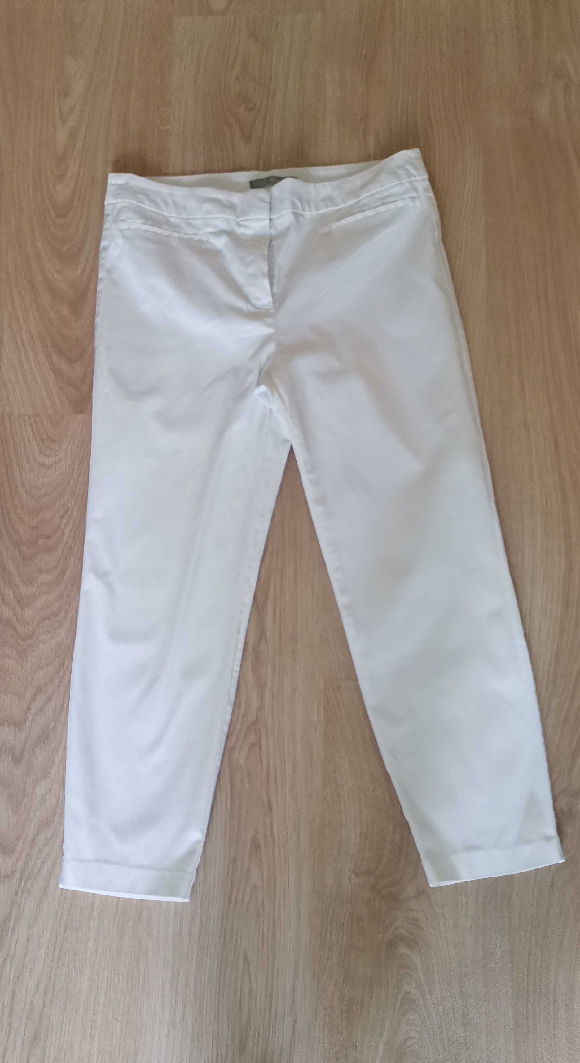 Białe spodnie damskie Marks&Spencer roz. 38