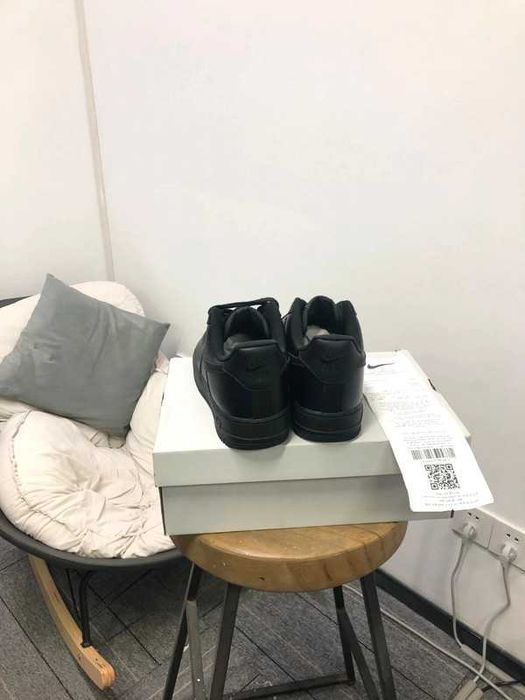 "Buty Oryginalne" Nike Air Force 1 czarny Rozmiar.42