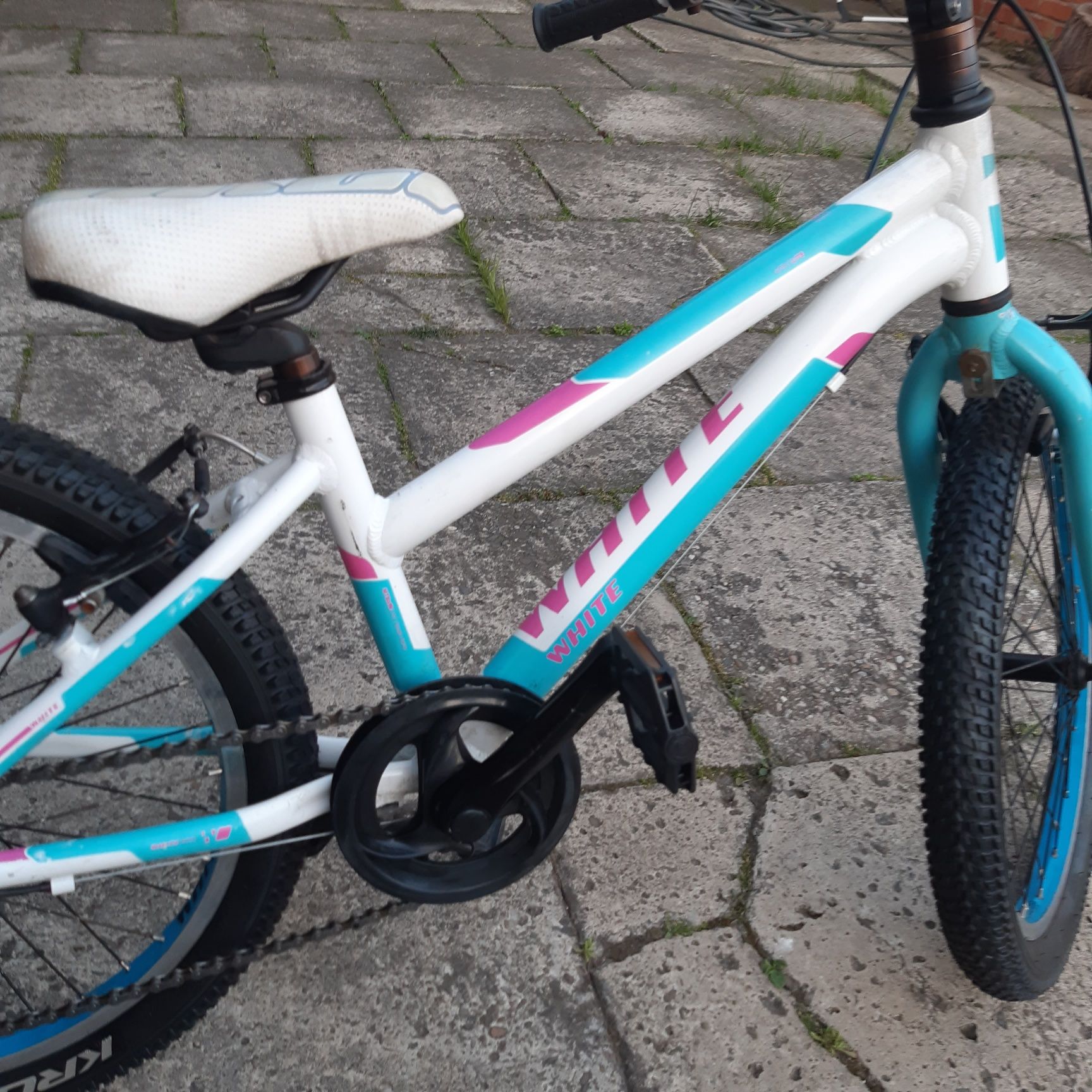 Rower dziecięcy White 20,alu,lekki