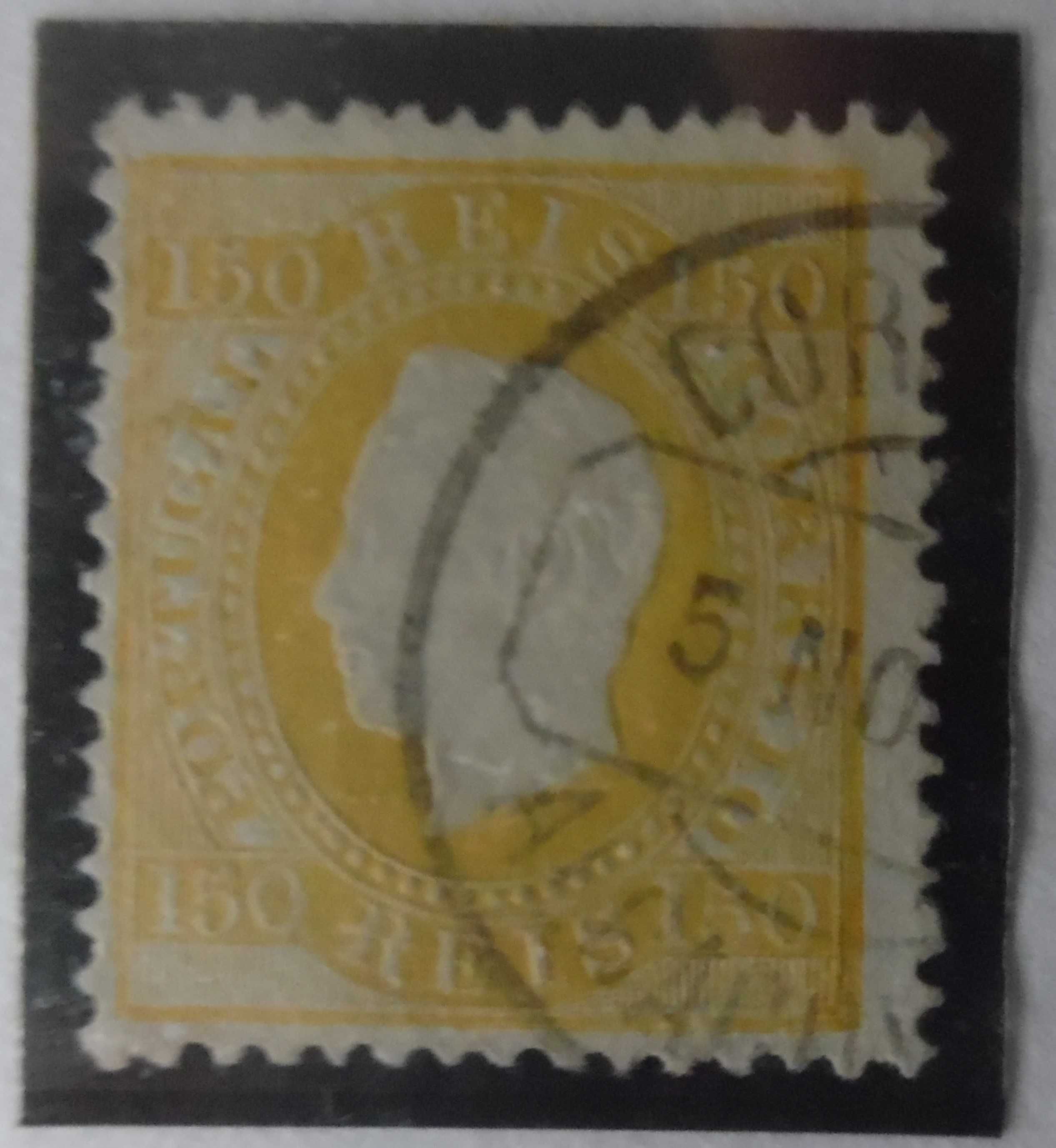 Selos Portugal 1879/1880-D. Luís 150 r. fita direita Af./Mundif. nº 51