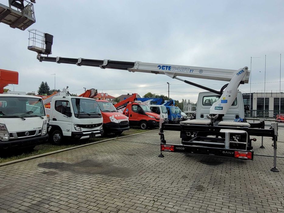 iveco podnośnik koszowy zwyżka 27 m cte b-lift 27 m ruthmann multitel