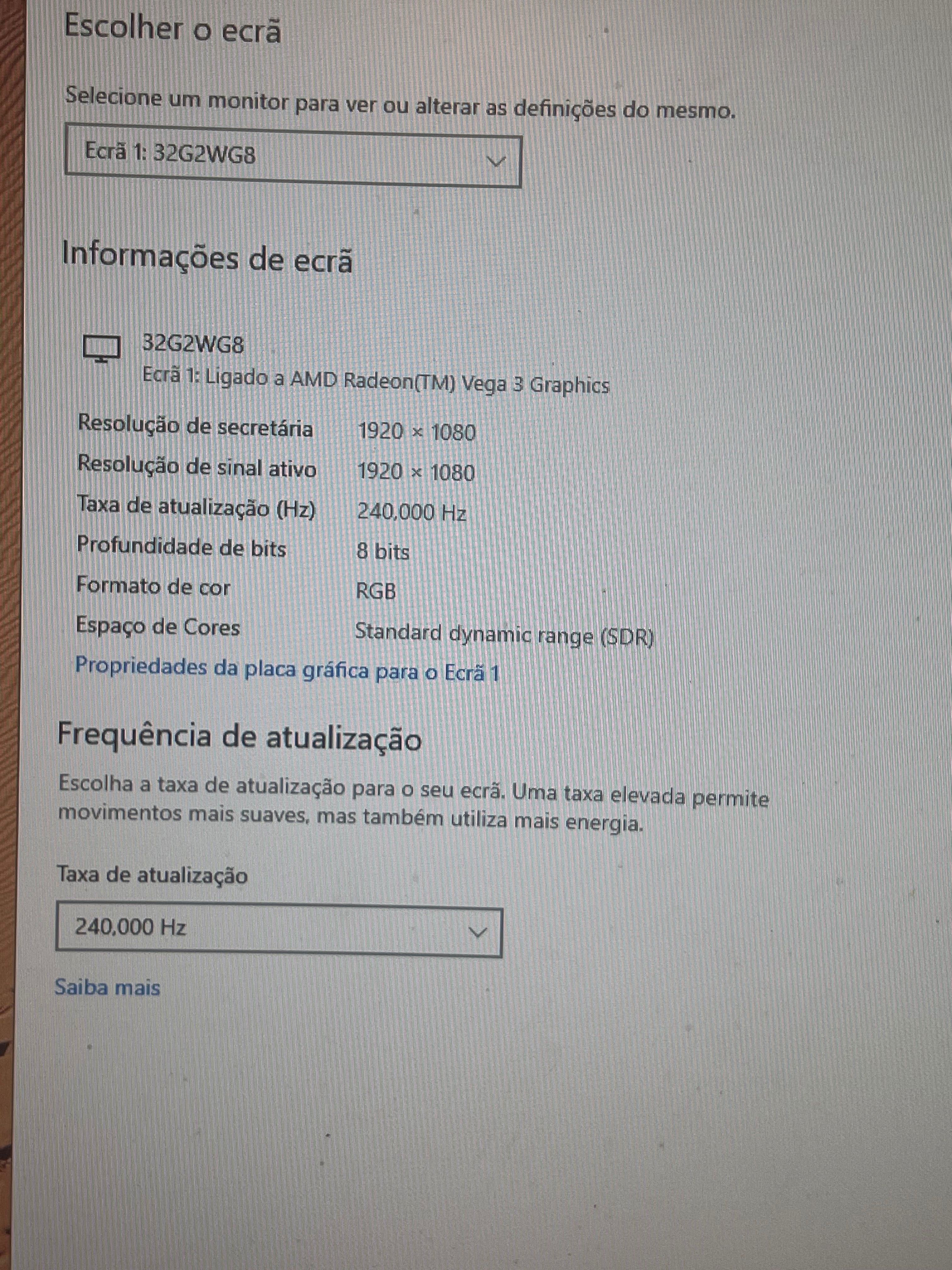 Computador gamer tela 240hz preço negociavel