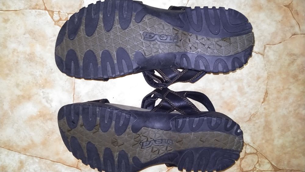 Тактические шлёпанцы Teva. P.49. Кожа!
