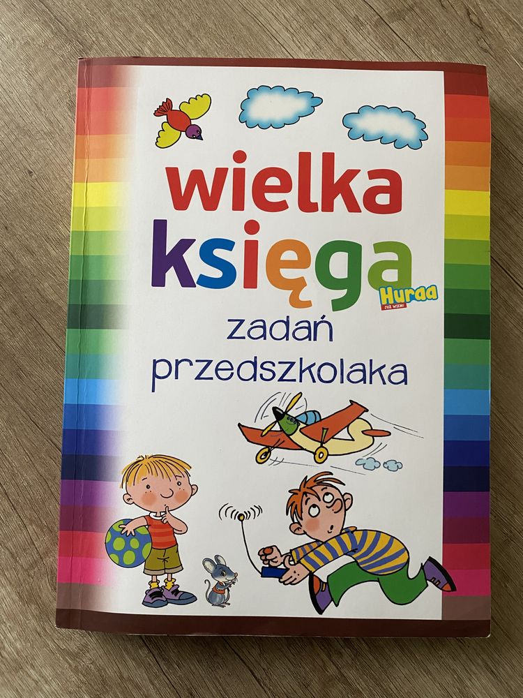 Wielka księga zadań przedszkolaka wydawnictwo Olesiejuk