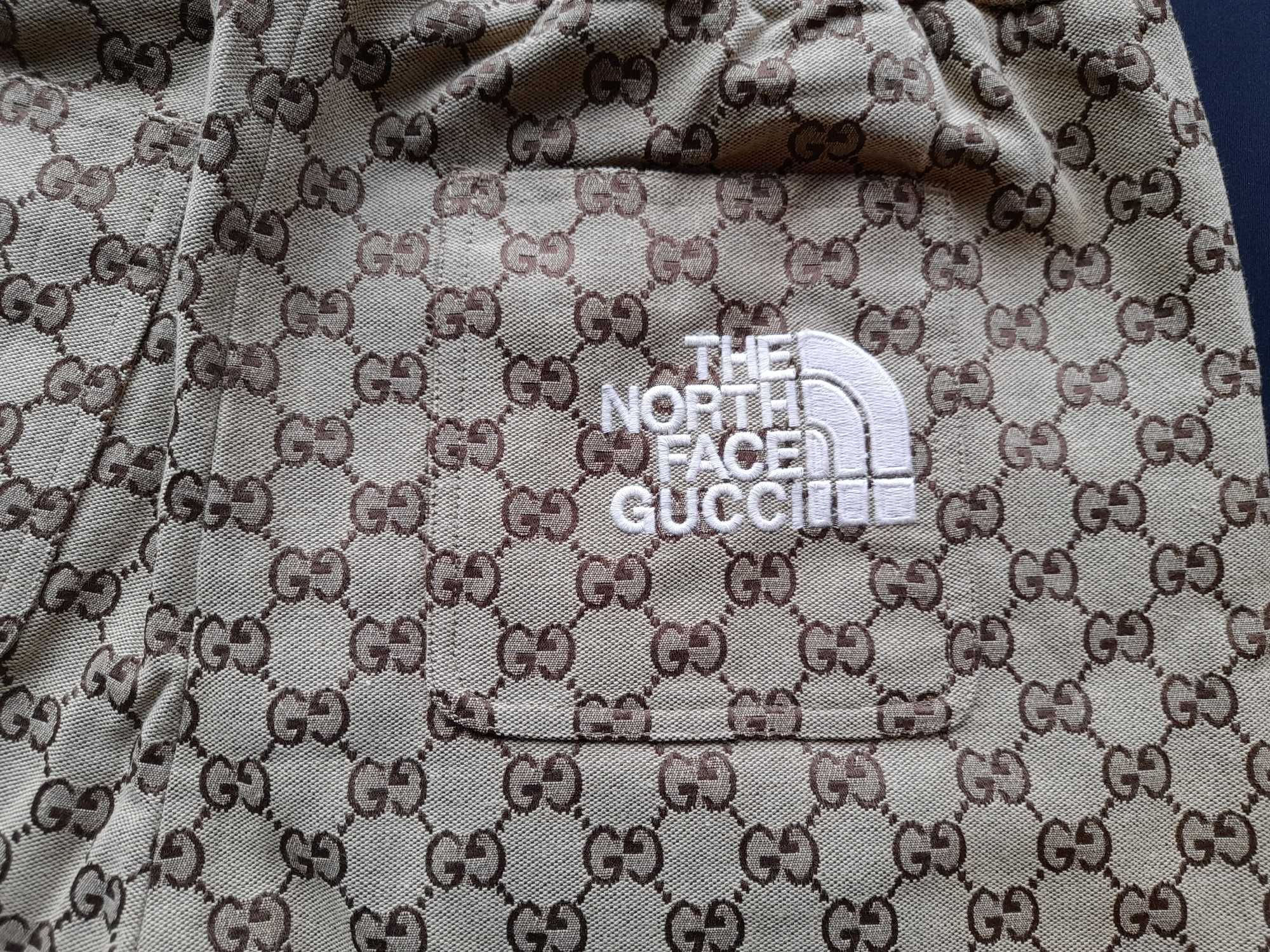 The North Face x Gucci - Bawełniane spodenki, OVERSIZED