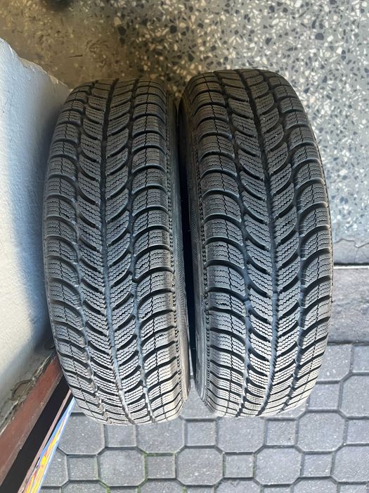 155/70r13 dębica opony zimowe 2 szt bieznik 6,5mm jak nowe 2017r
